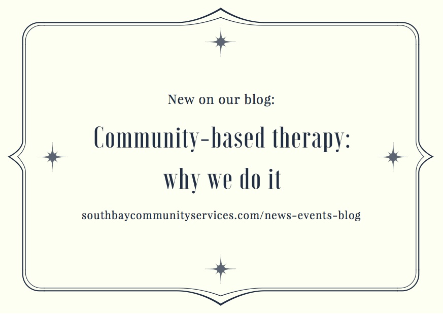 Community-Based Therapy: Why We Do It